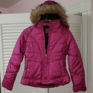 Girls Size 14 Raspberry Hawke & Co Winter Jacket - Brand New
